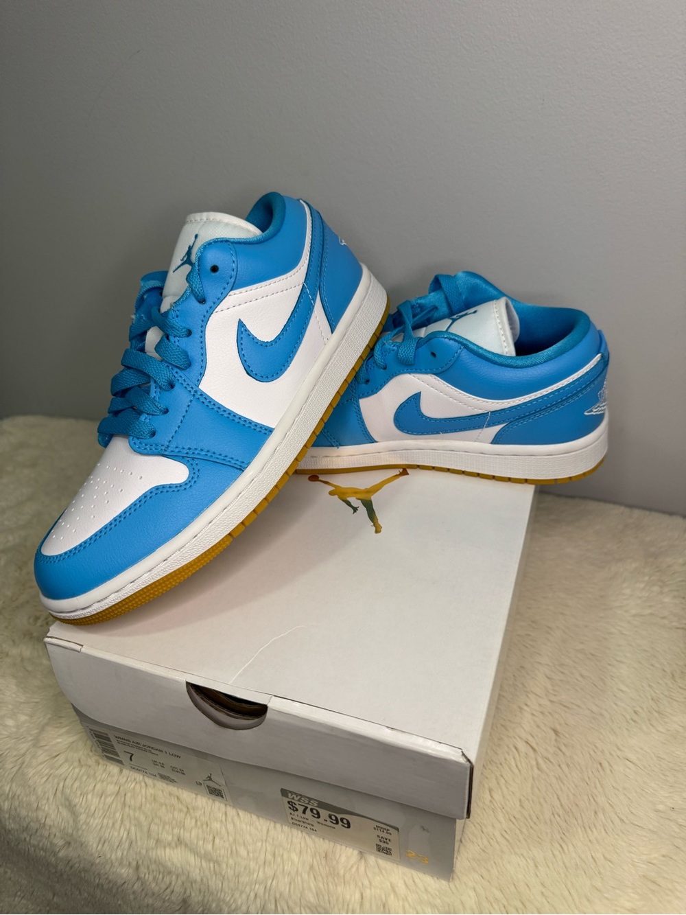 Jordan Women’s Low Top Sneakers in Blue, White